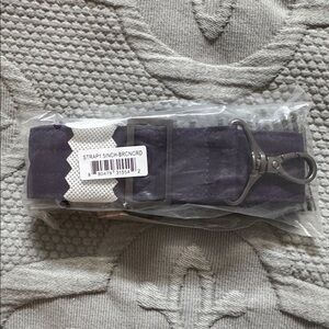 NWT Lug 1.5 inch crossbody strap - Brushed Concord